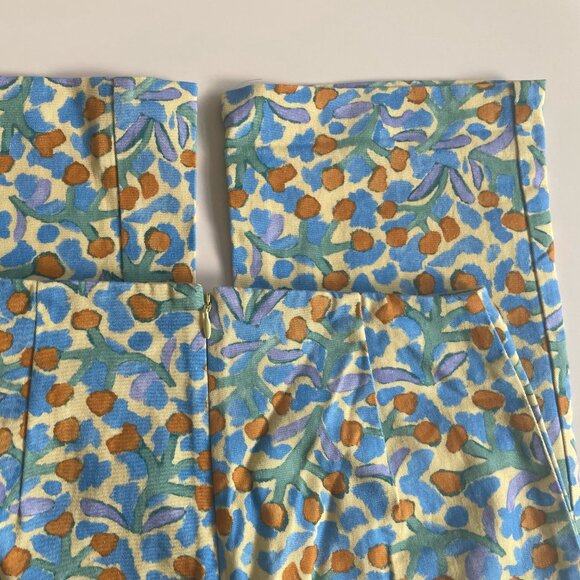Aritzia Wilfred Floral Print Muse Pants High Rise Cropped Ankle Length Size2 New - Picture 6 of 9